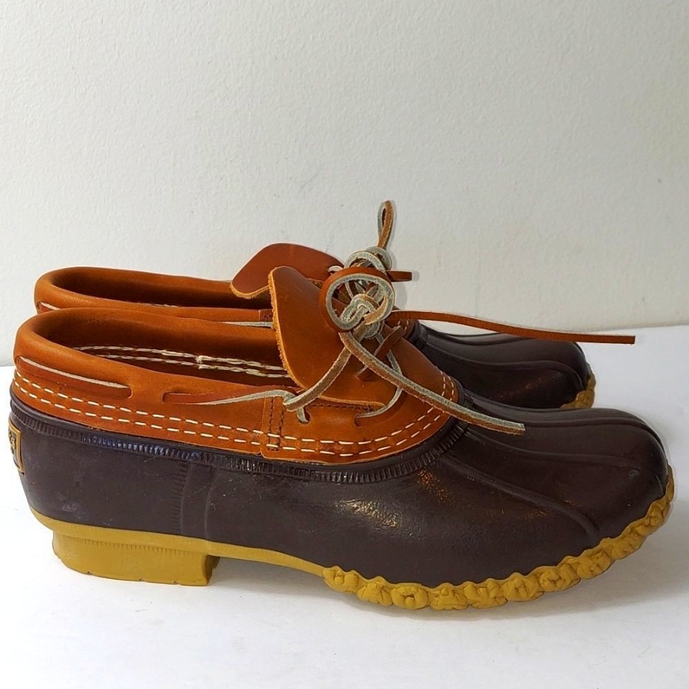 L.L.Bean Brown Bean Boots Duck Shoes Sz 6M